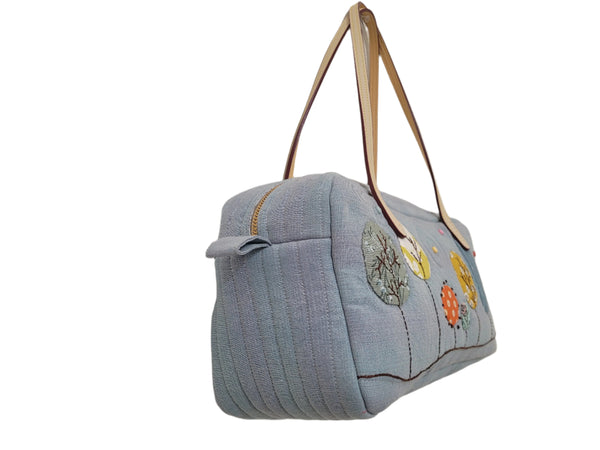 DIY Purse Making Pattern] Street Trees - Mini Boston Bag