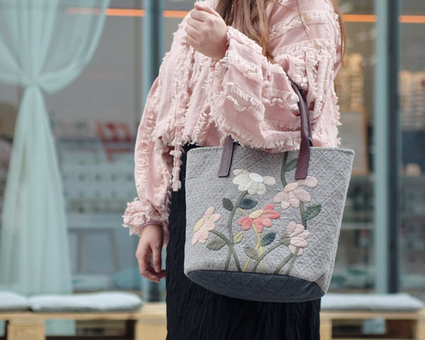 Kit] Byhands DIY Kit Series - Blooming Flowers Tote Bag (BYP