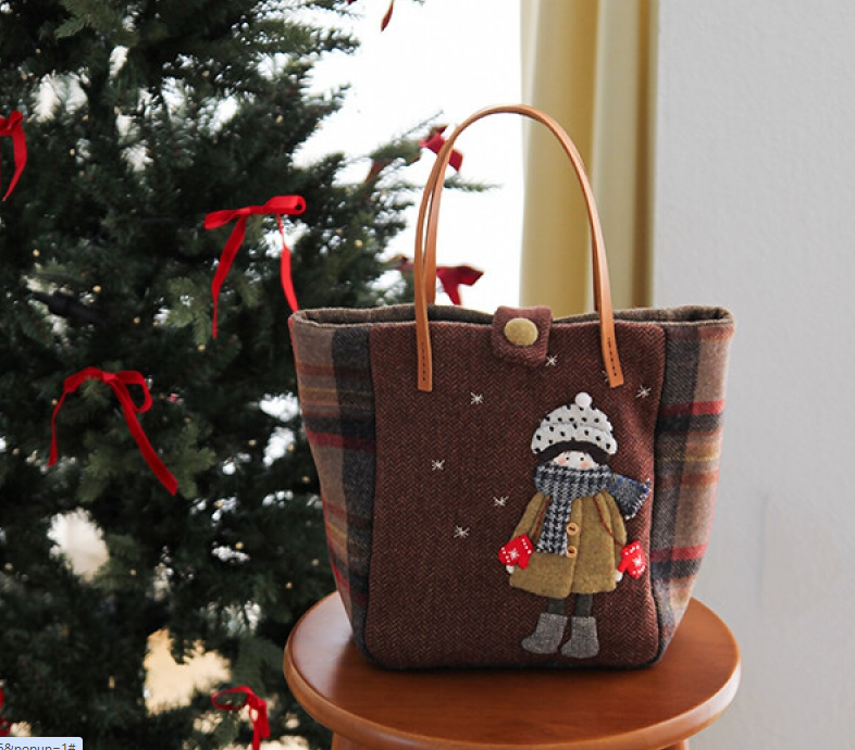 [Kit] Byhands DIY Kit Series - Winter Girl Wool Tote Bag (BYP-2822)