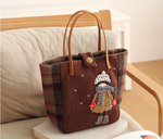 [Kit] Byhands DIY Kit Series - Winter Girl Wool Tote Bag (BYP-2822)