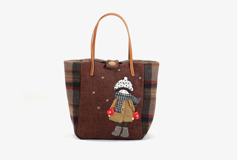 [Kit] Byhands DIY Kit Series - Winter Girl Wool Tote Bag (BYP-2822)
