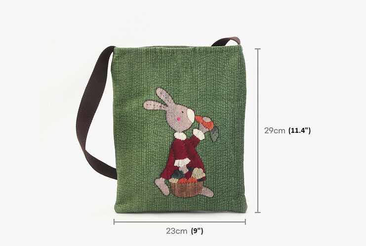 [Kit] Byhands DIY Digital Printed Panel Series - Bunny Carrot Shoulder Bag (EYCD-26)