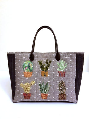 [DIY Bag Pattern] Cactus Garden Bag