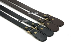 23.8" byhands 100% Genuine Leather Purse Handles, Shoulder Bag Straps (30-6001)