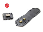 4.9" byhands 100% Genuine Leather Magnetic Snap Closure (12-1202)