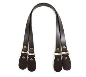 23.8" byhands 100% Genuine Leather Purse Handles, Shoulder Bag Straps (30-6001)