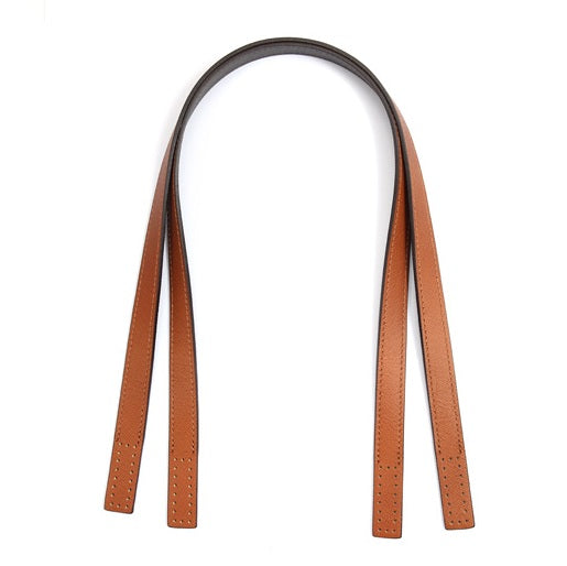 24” byhands Boston Series Saffiano Pattern Genuine Leather Purse Handles, Shoulder Bag Straps (30-6102)