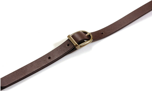 40.5" ~ 44" byhands 100% Genuine Leather Adjustable Crossbody Bag Strap (40-1009)