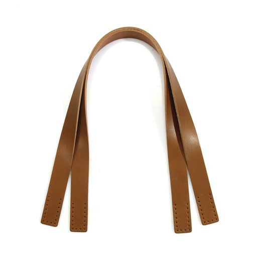 24” byhands 100% Genuine Leather Shoulder Bag Straps/Purse Handles, Tan (40-4125)