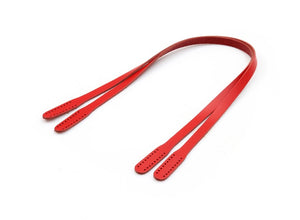 22.8" byhands 100% Genuine Leather Narrow Style Shoulder Bag Straps, Red (40-5815)
