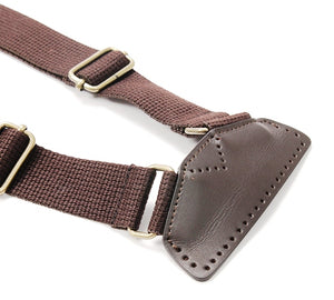 byhands Webbing Backpack Strap with Genuine Leather Tab (44-6403)