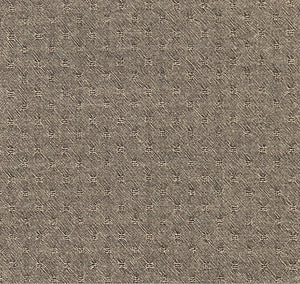 byhands 100% Cotton Yarn-dyed Honey Waffle Style Checkered Fabric, Light Sepia (EY20053-E)