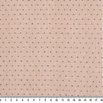 100% Cotton Yarn-Dyed Fabric, Classic Mini Dot Pattern, Vintage Pink (EY20064-A)