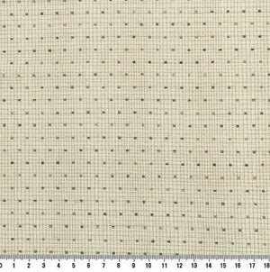 Yarn Dyed Fabric - Byhands 100% Cotton Classic Mini Dot Pattern Checkered Fabric, Vintage Natural (EY20064-E)