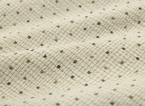 Yarn Dyed Fabric - Byhands 100% Cotton Classic Mini Dot Pattern Checkered Fabric, Vintage Natural (EY20064-E)