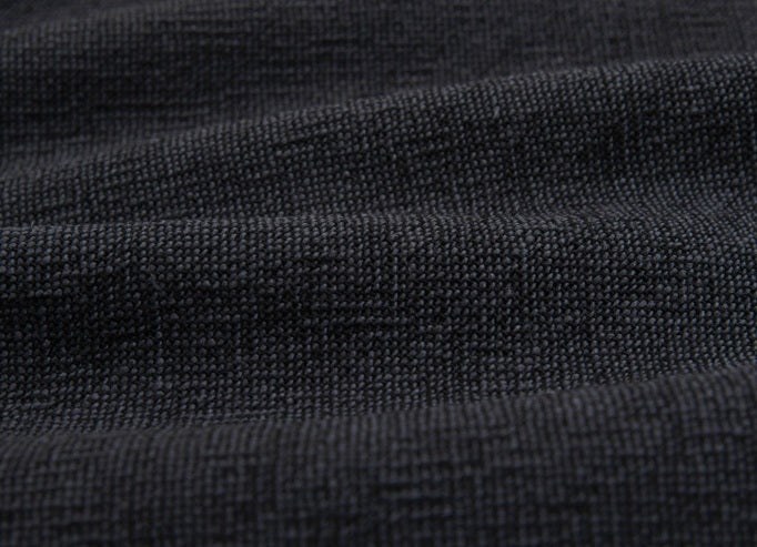 100% Cotton Yarn Dyed Fabric - Classic Checkerd Pattern, Charcoal Black (EY20029-E)