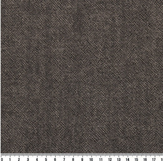 Korean Yarn Dyed Fabric - Byhands 100% Cotton Classic Checkerd Pattern, Deep Grey (EY20029-M)