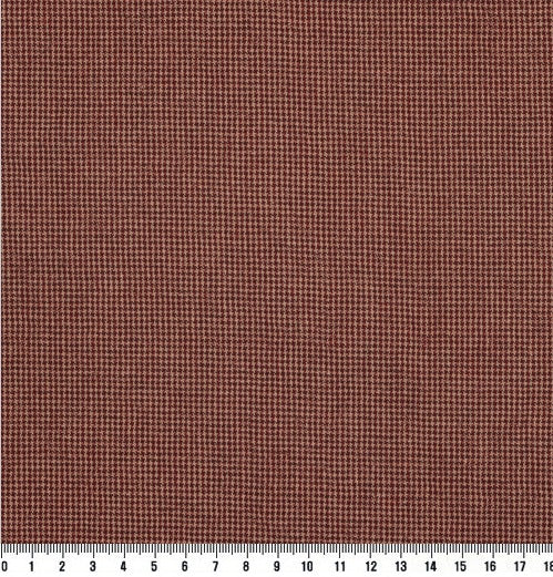 Yarn Dyed Fabric - Byhands 100% Cotton Euro Style Checkered Pattern, Deep Red (EY20042-I)