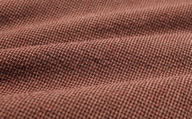 Yarn Dyed Fabric - Byhands 100% Cotton Euro Style Checkered Pattern, Deep Red (EY20042-I)