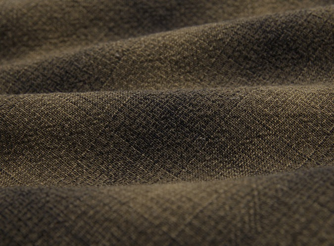 100% Cotton Yarn-Dyed Fabric, Mini Gradation Checkered Pattern, Brown (EY20062-C)