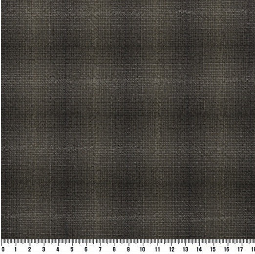 Yarn Dyed Fabric - Byhands 100% Cotton Mini Gradation Checkered Pattern, Sepia (EY20062-D)