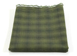 byhands 100% Cotton Yarn-Dyed Fabric, Mini Gradation Checkered Pattern, Green (EY20062-E)