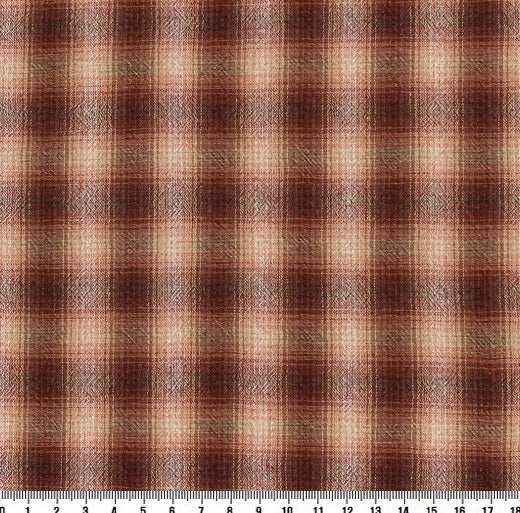 Yarn-Dyed Fabric, 100% Cotton Country Mini-Checkered Pattern, Retro Red (EY20063-A)