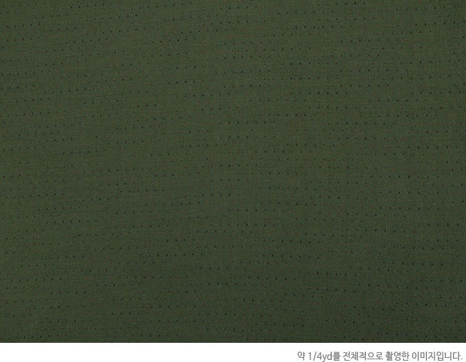 Korean Yarn Dyed Fabric - Byhands 100% Cotton, Classic Mini-Dot Checkered Pattern, Forrest Green (EY20066-B)