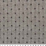 byhands 100% Cotton Yarn Dyed Fabric, Mini Square Light Series Checkered Pattern, Light Gray (EY20074-A)