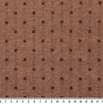 byhands 100% Cotton Yarn Dyed Fabric, Mini Square Light Series Checkered Pattern, Peach (EY20074-F)