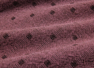 byhands 100% Cotton Yarn Dyed Fabric, Mini Square Light Series Checkered Pattern, Orchad Purple (EY20074-H)