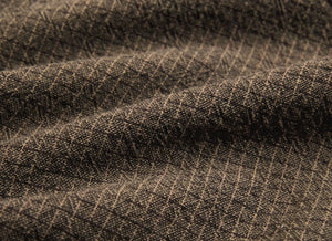 Yarn Dyed Fabric - Byhands Cotton Yarn-Dyed Trend Mini Check Pattern, Light Brown (EY20081-F)