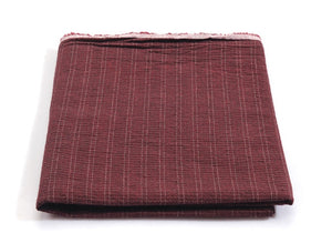 100% Cotton Yarn-Dyed Fabric, Trend Mini Check Pattern, Burgundy (EY20081-H)