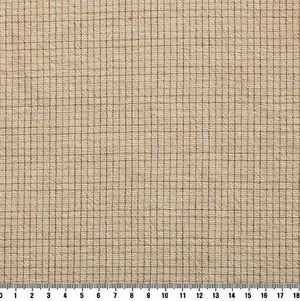 Yarn Dyed Fabric - Byhands 100% Cotton Yarn-Dyed Fabric, Trend Mini Check Pattern, Beige (EY20081-M)