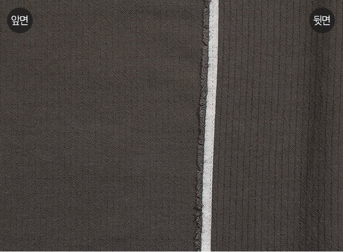 byhands 100% Cotton Yarn Dyed Fabric - Line Stripe Check Pattern, Charcoal (EY20085-G)