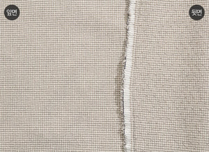 byhands 100% Cotton Yarn Dyed Fabric, Royal Dobby Check Pattern, Light Grey (EY20086-B)