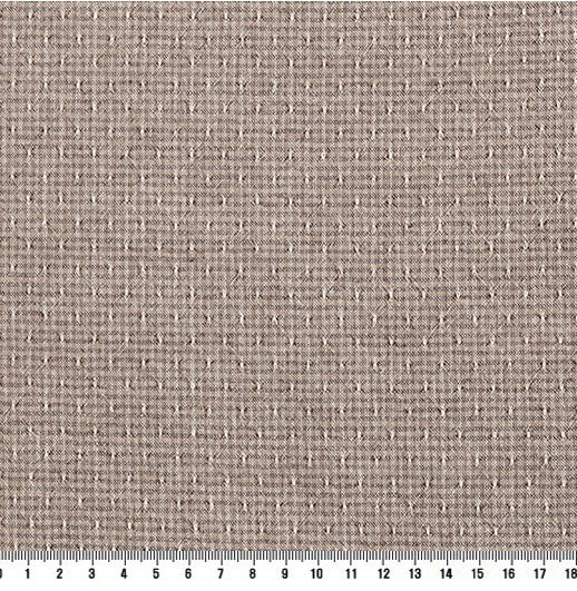 Korean Yarn Dyed Fabric - Byhands 100% Cotton Royal Derby Check Pattern, Brown (EY20086-D)