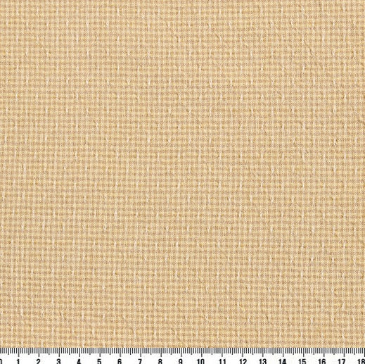 Byhands 100% Cotton Yarn Dyed Fabric, Royal Dobby Check Patern, Mustard (EY20086-F)