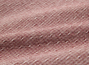 Yarn Dyed Fabric - Byhands 100% Cotton Yarn Dyed Fabric, Royal Dobby Check Pattern, Brick (EY20086-H)