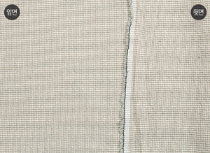 byhands 100% Cotton Yarn Dyed Fabric - Royal Derby Check Pattern, Ash Green (EY20086-N)