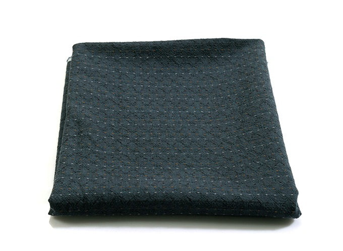 Yarn Dyed Fabric - byhands 100% Cotton, Line Stitch Pattern, Atlantic Green (EY20089-C)