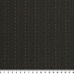 Yarn Dyed Fabric - Byhands 100% Cotton Line Stitch Pattern, Olive Grey (EY20089-G)