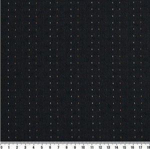 Yarn Dyed Fabric - Byhands 100% Cotton Line Stitch Pattern, Indigo Ink (EY20089-H)