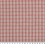 byhands 100% Cotton Yarn Dyed Fabric, Country Style Checkered Pattern, Peach (EY20094-I)