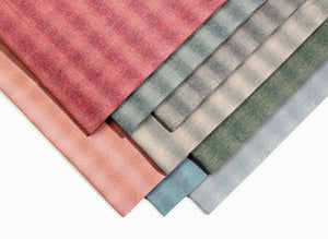 Yarn Dyed Fabric - Byhands 100% Cotton Yarn Dyed Fabric, Soft Gradation, Green (EY20097-D)