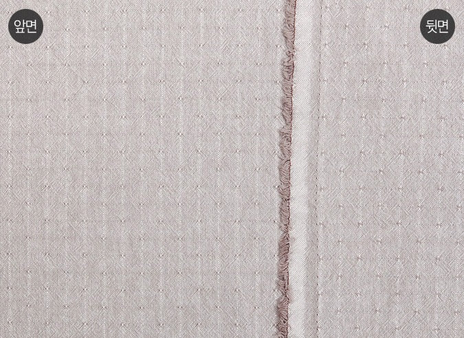 Yarn Dyed Fabric - Byhands 100% Cotton Dobby Yarn Dyed Fabric, Silver Cloud (EY20099-D)