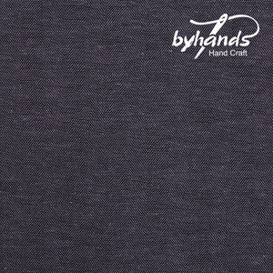 Korean Yarn Dyed Fabric - Byhands Linen Yarn Dyed Fabric, Herringbone Pattern, Vintage Violet (EY20100-H)