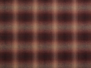 Korean Yarn Dyed Fabric - Byhands Cotton Deep Gradation Checkered Pattern, Red (EY20104-D)
