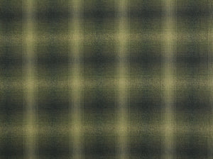 Korean Yarn Dyed Fabric - Byhands Cotton Deep Gradation Checkered Pattern, Green (EY20104-E)