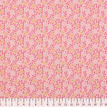 Feedsack Style Fabric - Byhands Cosmos Feedsack Color Printed Fabric - Pink (FL04-015)